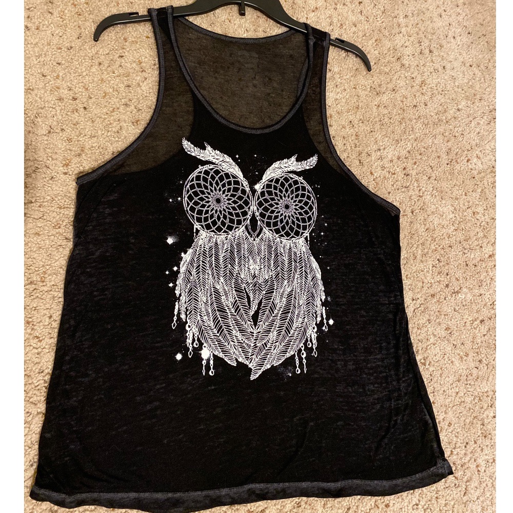 Dreamcatcher Owl Tank Top Shirt